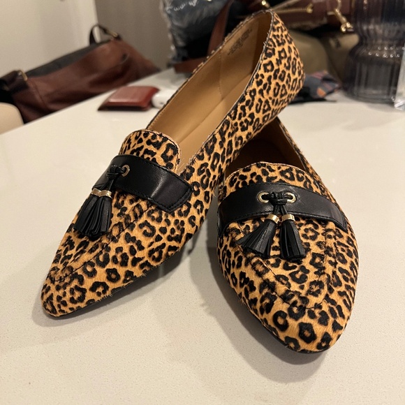 Talbots Francesca Leopard Driving Flats - Picture 3 of 7